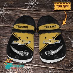 Chevrolet Custom Name New Edition BW Fleece Crocs