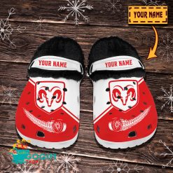 Dodge Custom Name Limited Edition BW Fleece Crocs