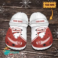Ducati Custom Name New Edition Fleece Crocs Ducati Custom Name New Edition Fleece Crocs