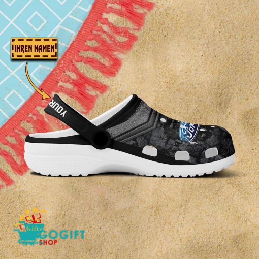 Ford Custom Name Fan Edition BW Crocs