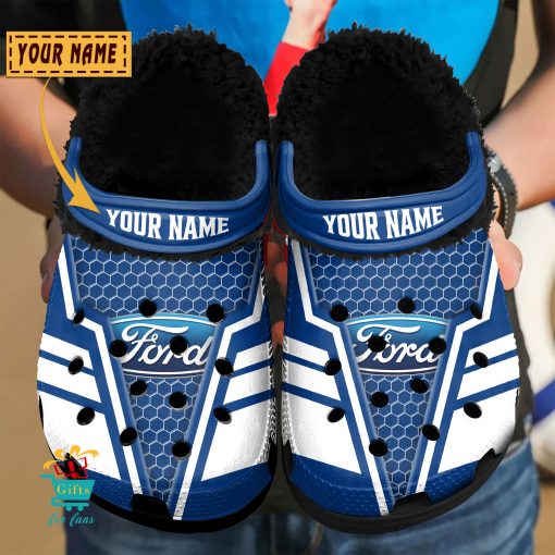Ford Custom Name Limited Edition BW Fleece Crocs