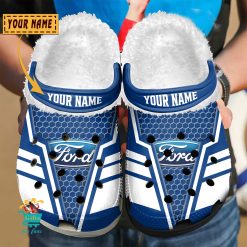 Ford Custom Name Limited Edition BW Fleece Crocs