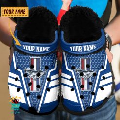 Ford Mustang Custom Name Limited Edition BW Fleece Crocs