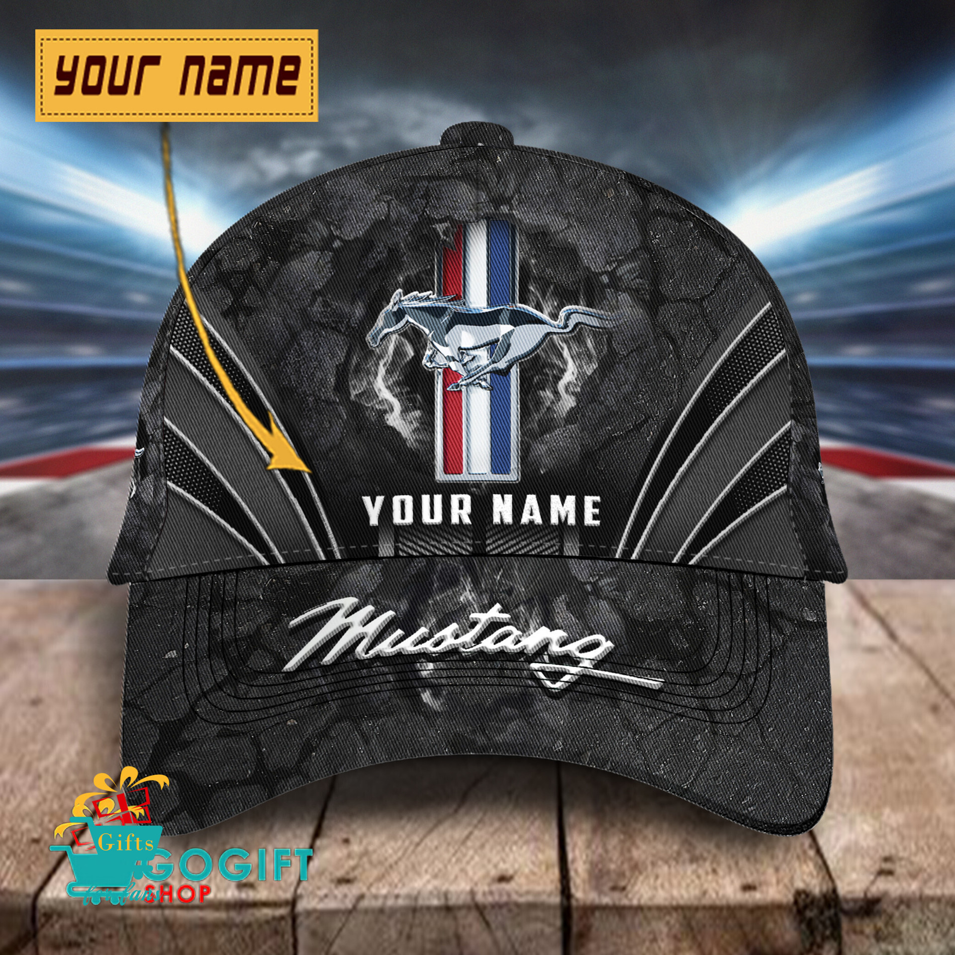 Ford Mustang Custom Name Special Edition Classic Cap Ford Mustang Custom Name Special Edition Classic Cap