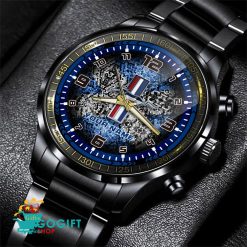 Ford Mustang Custom Name Steel Watch