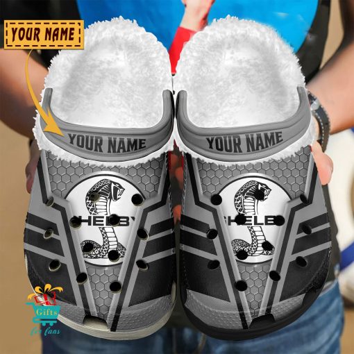 Ford Shelby Custom Name Limited Edition BW Fleece Crocs