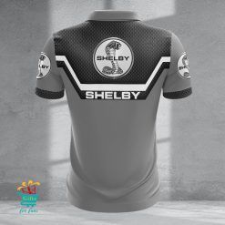 Ford Shelby Custom Name New Design Zipper Polo Shirt