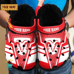 Dodge Custom Name New Edition BW Fleece Crocs