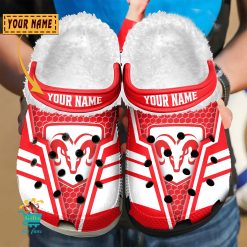 Dodge Custom Name New Edition BW Fleece Crocs