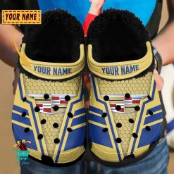 Cadillac Custom Name New Edition Fleece Crocs