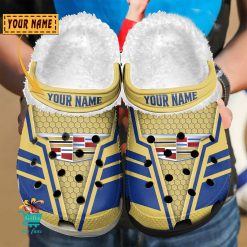 Cadillac Custom Name New Edition Fleece Crocs