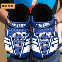 Volvo Custom Name New Edition Fleece Crocs