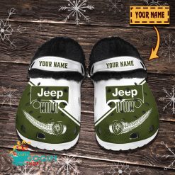 Jeep Custom Name Limited Edition BW Fleece Crocs