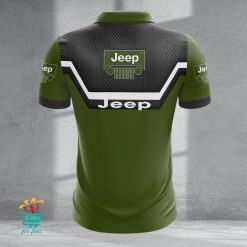 Jeep Custom Name New Design Zipper Polo Shirt