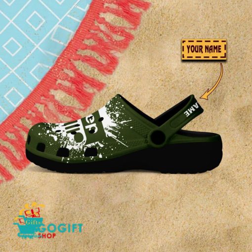 Jeep Custom Name Special Edition BW Crocs