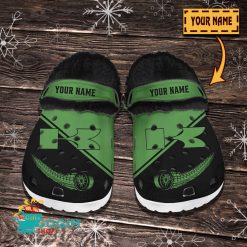 Kawasaki Custom Name New Edition Fleece Crocs