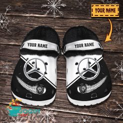 Mercedes-Benz Custom Name New Edition BW Fleece Crocs