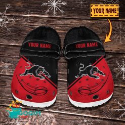 Penrith Panthers Custom Name Limited Editon Fleece Crocs Penrith Panthers Custom Name Limited Editon Fleece Crocs