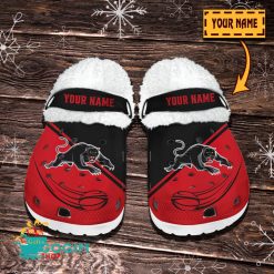 Penrith Panthers Custom Name Limited Editon Fleece Crocs Penrith Panthers Custom Name Limited Editon Fleece Crocs