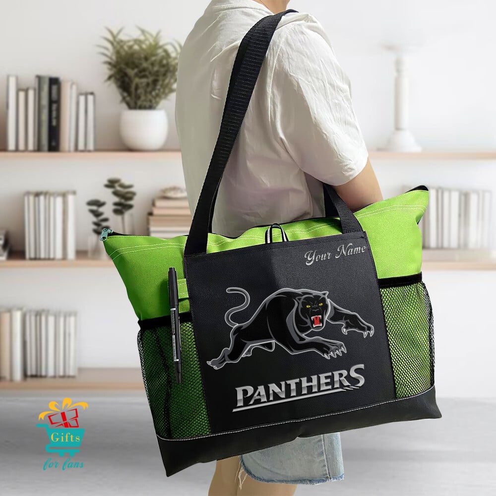 Penrith Panthers Custom Name New Edition Eco Tote Bag Penrith Panthers Custom Name New Edition Eco Tote Bag