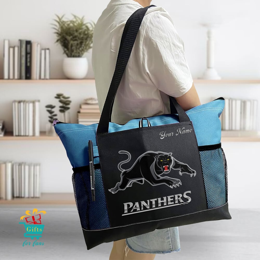Penrith Panthers Custom Name New Edition Eco Tote Bag Penrith Panthers Custom Name New Edition Eco Tote Bag
