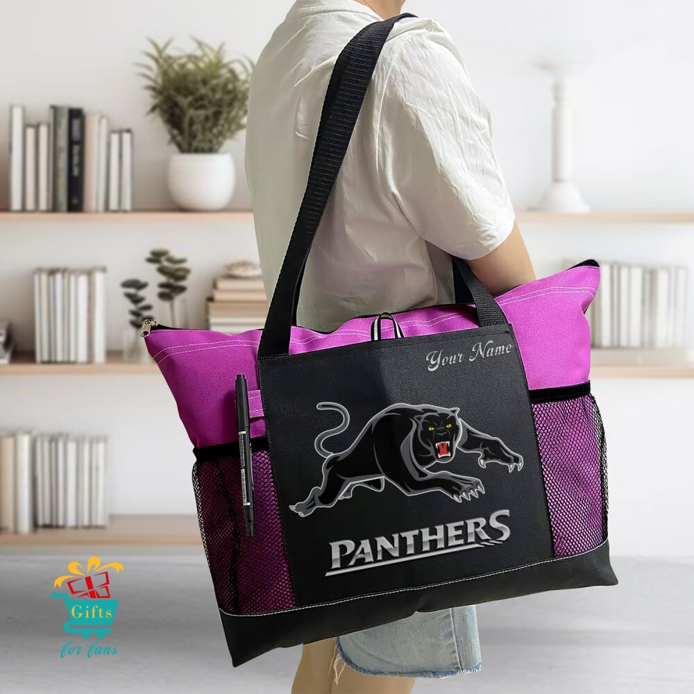 Penrith Panthers Custom Name New Edition Eco Tote Bag Penrith Panthers Custom Name New Edition Eco Tote Bag