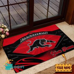 Penrith Panthers Custom Name Special Edition Rubber Doormat Penrith Panthers Custom Name Special Edition Rubber Doormat