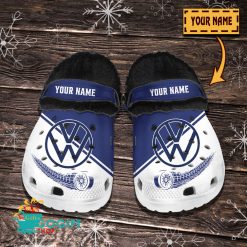 Volkswagen Custom Name New Edition BW Fleece Crocs