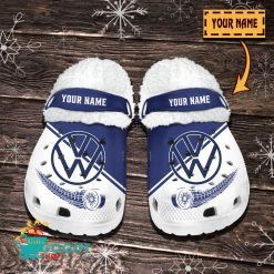Volkswagen Custom Name New Edition BW Fleece Crocs
