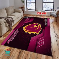 Brisbane Broncos Custom Name New Edition Floor Rug
