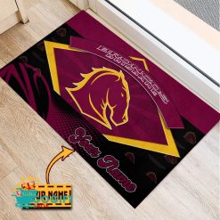 Brisbane Broncos Custom Name Special Edition Rubber Doormat