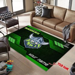 Canberra Raiders Custom Name New Edition Floor Rug