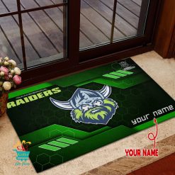 Canberra Raiders Custom Name New Edition Rubber Doormat