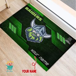 Canberra Raiders Custom Name New Edition Rubber Doormat