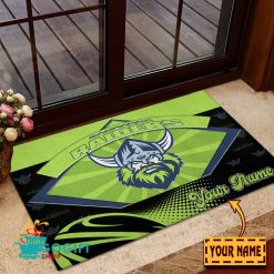 Canberra Raiders Custom Name Special Edition Rubber Doormat