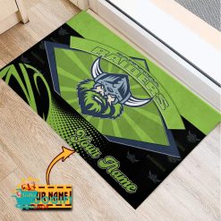 Canberra Raiders Custom Name Special Edition Rubber Doormat