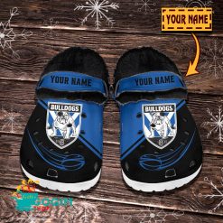 Canterbury-Bankstown Bulldogs Custom Name Limited Editon Fleece Crocs