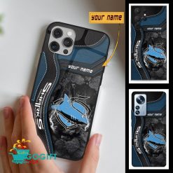 Cronulla-Sutherland Sharks Custom Name Fan Edition Phone Case