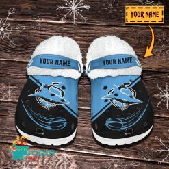Cronulla-Sutherland Sharks Custom Name Limited Editon Fleece Crocs
