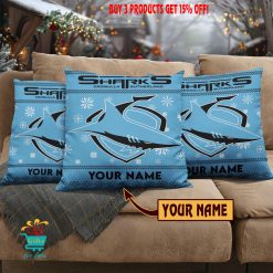 Cronulla-Sutherland Sharks Custom Name Special Edition Square Pillow Case