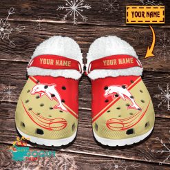 Dolphins Custom Name Limited Editon Fleece Crocs