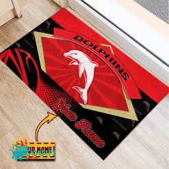 Dolphins Custom Name Special Edition Rubber Doormat