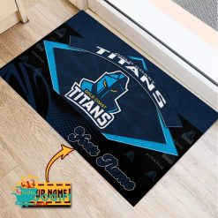 Gold Coast Titans Custom Name Special Edition Rubber Doormat