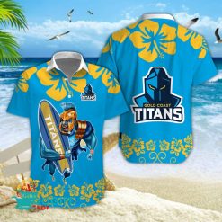 Gold Coast Titans Mascot Aloha Outfit