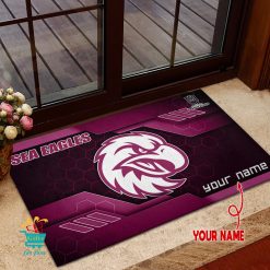 Manly Warringah Sea Eagles Custom Name New Edition Rubber Doormat