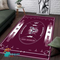Manly Warringah Sea Eagles Limited Editon Floor Rug