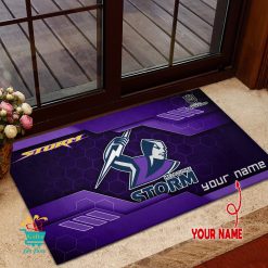 Melbourne Storm Custom Name New Edition Rubber Doormat