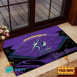Melbourne Storm Custom Name Special Edition Rubber Doormat
