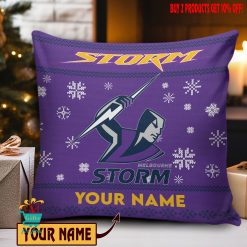 Melbourne Storm Custom Name Special Edition Square Pillow Case