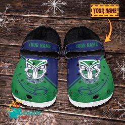 New Zealand Warriors Custom Name Limited Editon Fleece Crocs
